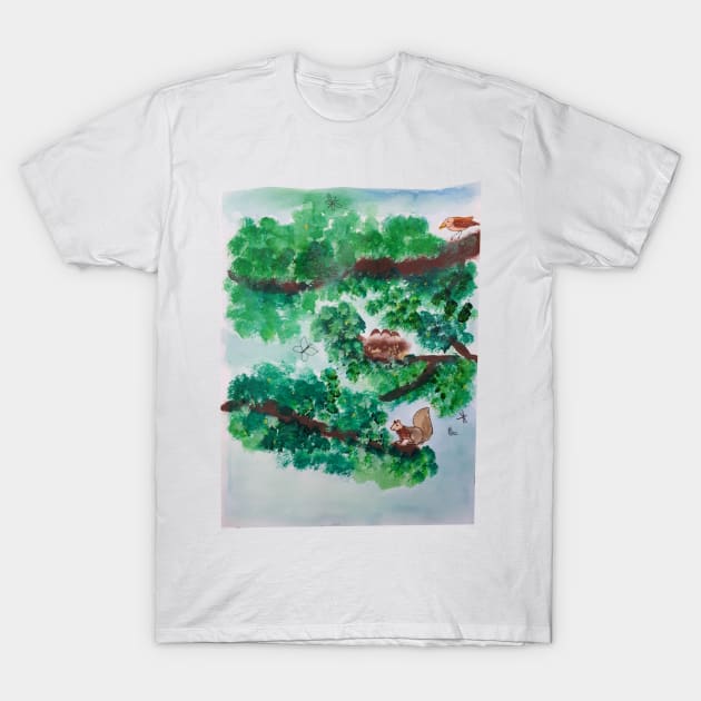 Enjoy Nature Painting T-Shirt by jhsells98